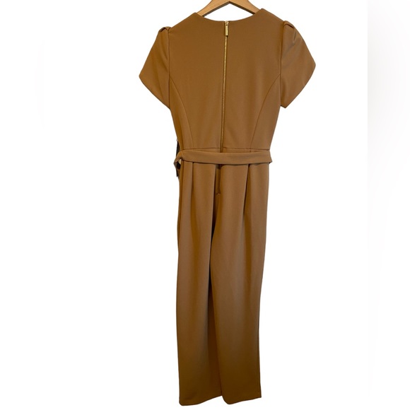 NEW CLAVIN KLEIN WIDE LEG CROP JUMPSUIT WOMENS SZ 6 - Picture 7 of 8